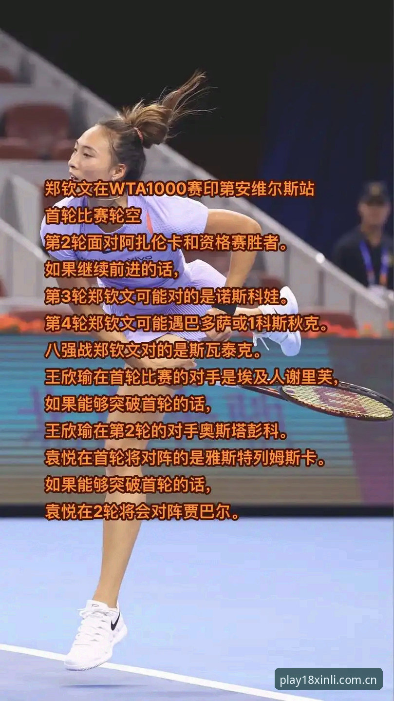 2026法网女单抽签结果解析：郑钦文保分压力下如何突围？新利体育观赛指南